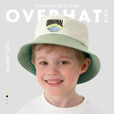 Панама Overhat "Original", размер 54, бежевый/зеленый