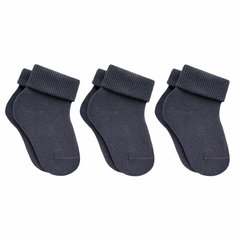 Носки RuSocks Базовая коллекция, 3 пары, размер 9-10, , темно-серый