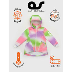 Ветровка ARTEL Андра, размер 140, розовый, белый, фиолетовый Артель