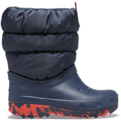 Сноубутсы Crocs Classic Neo Puff, размер С11 (28-29EU), navy