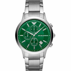 Наручные часы EMPORIO ARMANI Renato, зеленый/серебристый