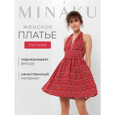 Платье Minaku Лето, размер 42/XS, красный