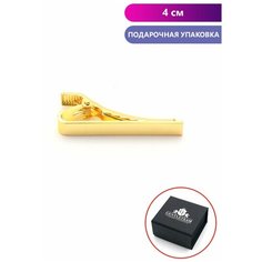 Зажим для галстука GENTLETEAM, золотой