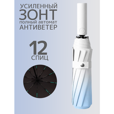 Зонт , голубой/белый Rechar