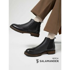 Ботинки челси Salamander, размер 44, черный