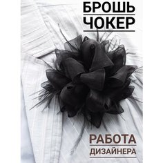 Брошь beauty shop penza, черный