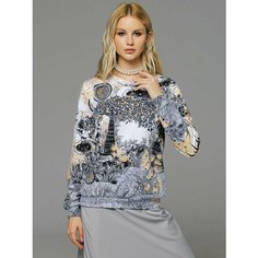 Свитшот SAHAR, размер L, , серый/бежевый