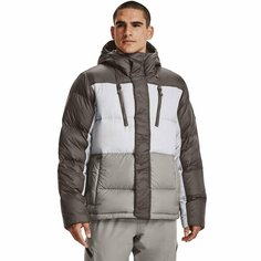 Пуховик Under Armour CGI Down Blocked Jkt, размер MD, серый/белый