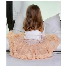 Юбка Fluffy Stories, размер M., бежевый