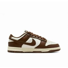 Кроссовки NIKE Dunk Low, полнота D, размер 40.5 EU, коричневый