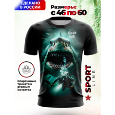 Футболка Evofox, размер XL, черный, зеленый