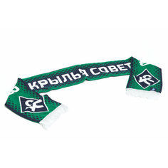 Шарф Atributika & Club ПФК Крылья Советов,150х18 см, синий/зеленый