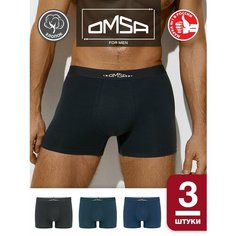 Трусы Omsa, размер 48(L), серый, черный