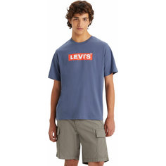 Футболка Levis Men Relaxed Fit Graphic Tee, 1 шт., размер S, синий Levis®