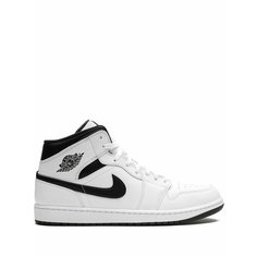 Кроссовки Jordan Air Jordan 1 Mid, размер 7.5 US (Мужские размеры Jordan US ), серебристый