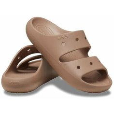 Шлепанцы Crocs, размер M7W9, коричневый