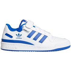 Кроссовки adidas Forum Low, полнота F (EU)/ на среднюю стопу, размер 5,5 UK, белый, синий