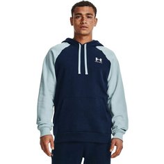 Худи спортивное Under Armour Rival Fleece Colorblock Hoodie, размер S, , синий/голубой