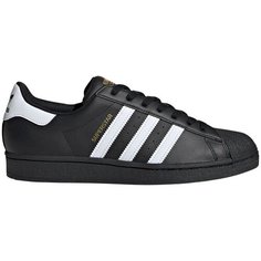 Кеды adidas Superstar, размер 9,5 UK, черный/белый