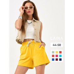 Шорты Laina, размер 58, горчичный