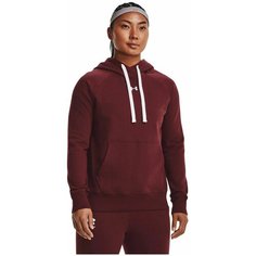 Худи спортивное Under Armour W Rival Fleece HB Hoodie, размер M, , красный