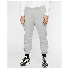 Брюки спортивные NIKE Sportswear Club, размер 2XL, Dark Grey Heather/Matte Silver/White