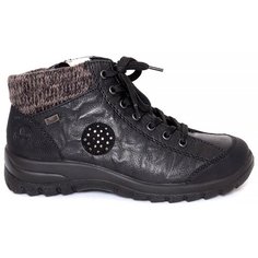 Ботинки Rieker, размер 36, черный/черный
