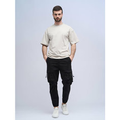 Брюки спортивные totuus Брюки джоггеры totuus, размер 2XL, черный