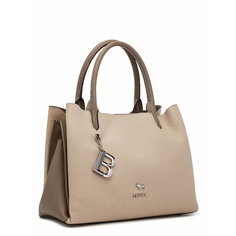 Сумка тоут LABBRA, фактура тиснение, коричневый, бежевый