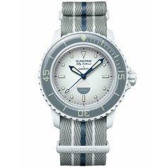Наручные часы swatch, серый/белый