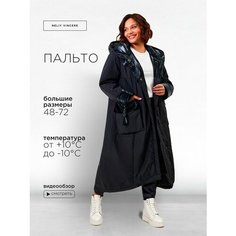 Куртка-рубашка NELIY VINCERE, размер 58, черный
