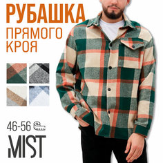 Рубашка MIST, размер 52, зеленый