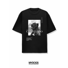 Футболка, размер S, чёрный My Dogs