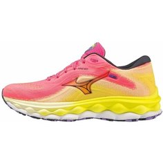 Кроссовки Mizuno SHOE WAVE SKY WOS, полнота F (EU)/ на среднюю стопу, размер 7, оранжевый