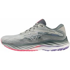 Кроссовки Mizuno SHOE WAVE RIDER WOS, полнота F (EU)/ на среднюю стопу, размер 5, серый