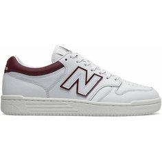 Кеды New Balance New Balance 480, полнота F (EU)/ на среднюю стопу, размер 9 US, белый