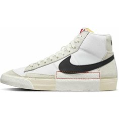 Кеды NIKE Blazer Mid 77 Pro Club, полнота F (EU)/ на среднюю стопу, размер 10,5 US, белый