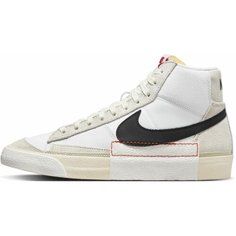 Кеды NIKE Blazer Mid 77 Pro Club, полнота F (EU)/ на среднюю стопу, размер 9 US, белый