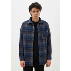 Рубашка BAWER, размер XL, серый, черный, синий