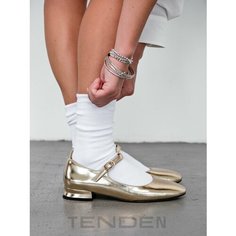 Носки TENDEN, комплект, 2 пары, размер one size, белый
