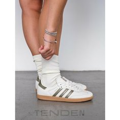 Носки TENDEN, комплект, 2 пары, размер one size, молочный