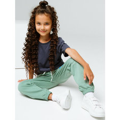 Брюки спортивные Ohana kids, размер 134/140, бирюзовый