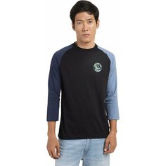 Лонгслив Levis CREW-NECK T-SHIRT WITH BRAND PRINT, размер M, , чёрный Levis®