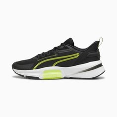 Кроссовки PUMA PWRFrame TR 3, размер 10 UK, черный/зеленый