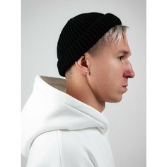 Шапка бини DARKED Кусто, размер ONESIZE, черный