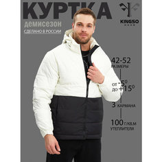 Ветровка , размер M, черный, белый Kingso Mens
