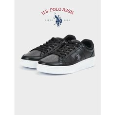 Кеды U.S. POLO ASSN., полнота 6 (RU)/ на среднюю стопу, размер 40, черный