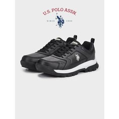 Кроссовки U.S. POLO ASSN., полнота 6 (RU)/ на среднюю стопу, размер 43, черный