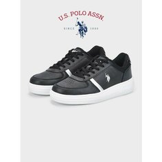 Кроссовки U.S. POLO ASSN., полнота 6 (RU)/ на среднюю стопу, размер 38, черный