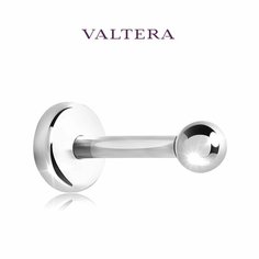 Пирсинг VALTERA, серебро, 925 проба, средний вес 0.42 гр., серебристый